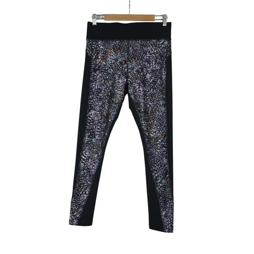 Spalding women's wide waist athletic compression‎ performance workout leggings L